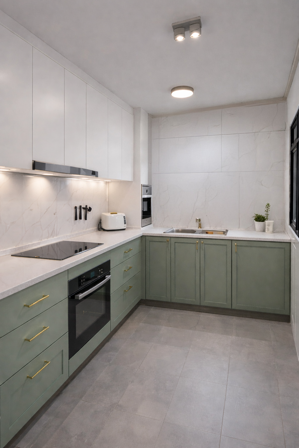 HDB kitchen renovation completed in Jurong Singapore